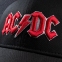 бейсболка AC/DC Red Logo 3D вышивка 3