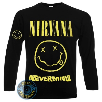 Футболка довгий рукав NIRVANA Nevermind Smile