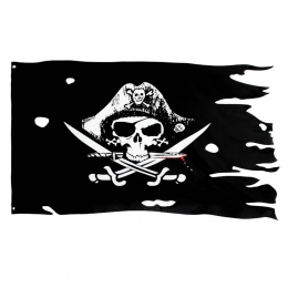 Флаг Older Jolly Roger Cut