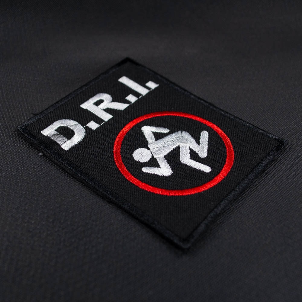 Нашивка з вишивкою D.R.I. 2 слово та лого 0