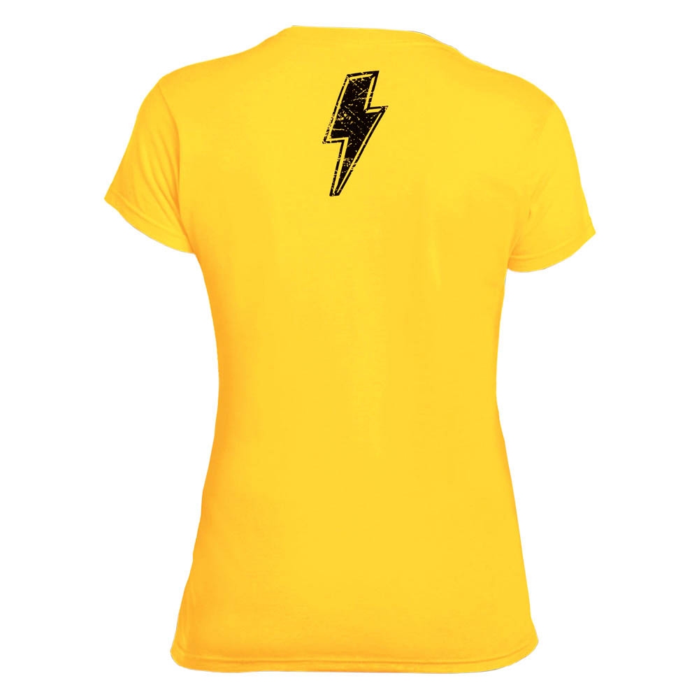 футболка женская AC/DC High Voltage желтая 0