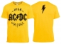 Футболка AC/DC High Voltage жовта 2