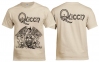 Футболка QUEEN Logo бежева 1