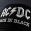Бейсболка AC/DC Back In Black 3D вишивка 3