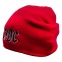 Шапка біні з вишивкою AC/DC Logo червона 2