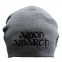 Шапка біні з вишивкою AMON AMARTH Logo сіра 0