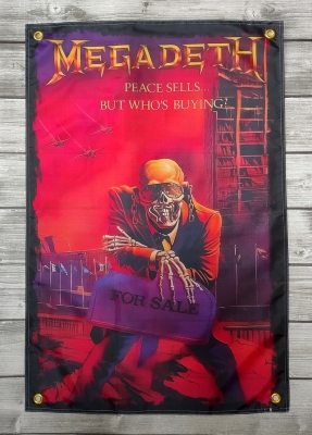 Прапор Megadeth - Peace Sells 60х90 см