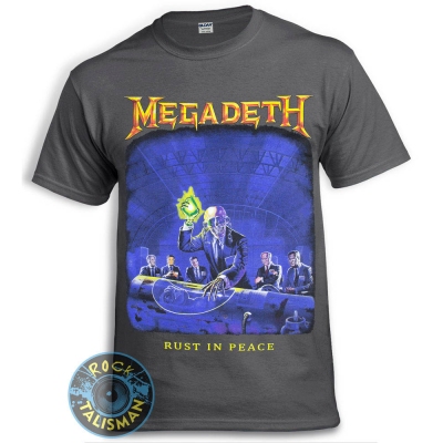 Футболка MEGADETH Rust In Peace графітова