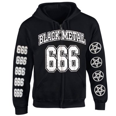 Толстовка на змійці BLACK METAL 666