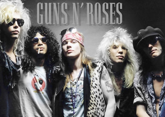 Плакат GUNS N' ROSES 1 band