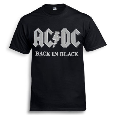 Футболка AC/DC Back In Black grey