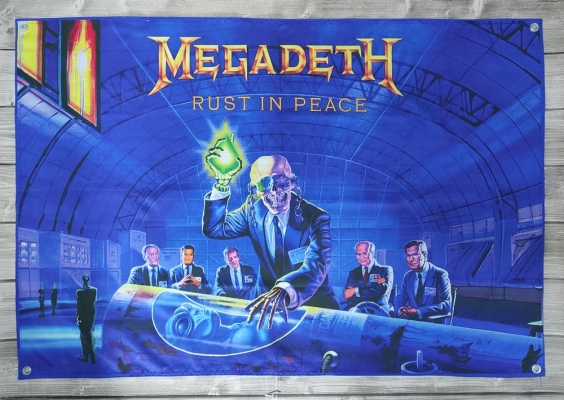 Прапор Megadeth Rust In Peace 120x80 см