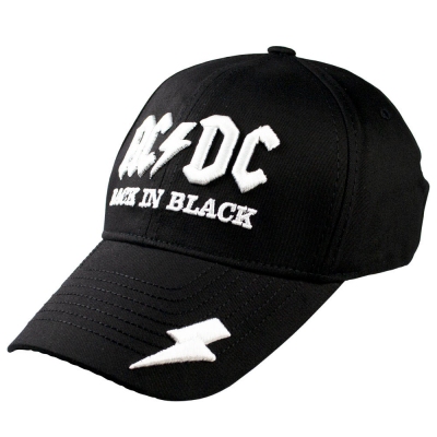 Бейсболка AC/DC Back In Black 3D вишивка