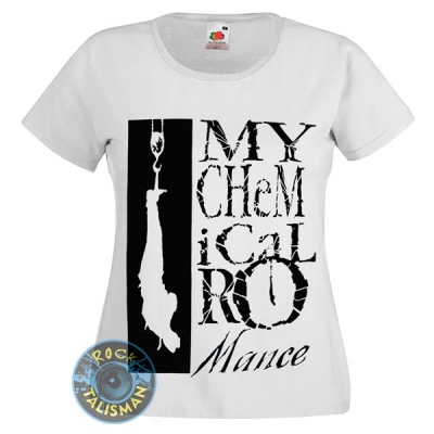 Футболка жіноча MY CHEMICAL ROMANCE Hang Man  біла