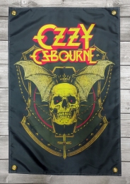 Прапор Ozzy Osbourne - skull 60х90 см