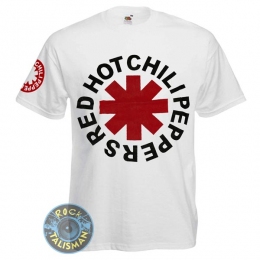 футболка RED HOT CHILI PEPPERS Logo Белая