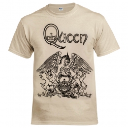 Футболка QUEEN Logo бежева