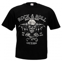 футболка ROCK & ROLL Bikes, Babes, Booze