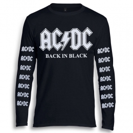 Футболка довгий рукав AC/DC Back In Black