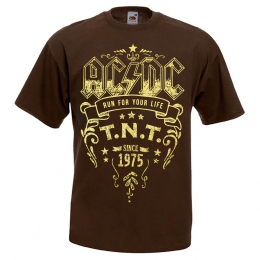 Футболка AC/DC TNT коричнева