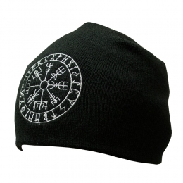 Шапка біні з вишивкою Vegvisir Futhark