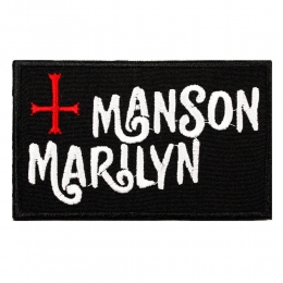 Нашивка з вишивкою MARILYN MANSON 2 готика