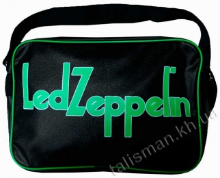 рок-сумка - LED ZEPPELIN (зеленое лого)