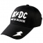 Бейсболка AC/DC Back In Black 3D вишивка